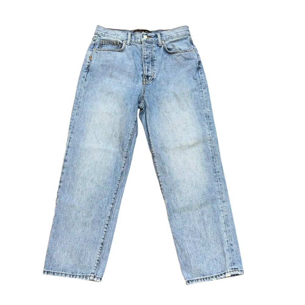 Veronica Beard Blake Classic Straight High Rise Tulum Wash Denim Jeans Size 28